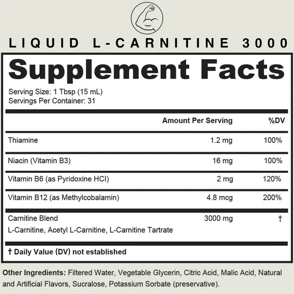 DAREMICO™ LIQUID L CARNITINE ENERGY & FAT LOSS