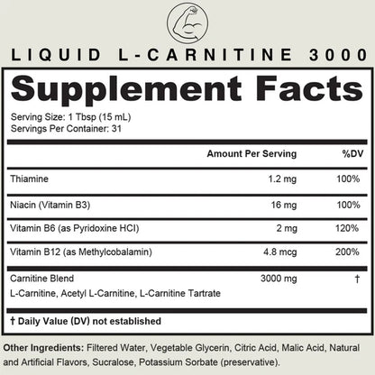DAREMICO™ LIQUID L CARNITINE ENERGY & FAT LOSS