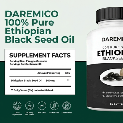 DAREMICO - NUTRIENT ETHIOPIAN BLACK SEED OIL