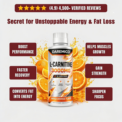 DAREMICO™ LIQUID L CARNITINE ENERGY & FAT LOSS