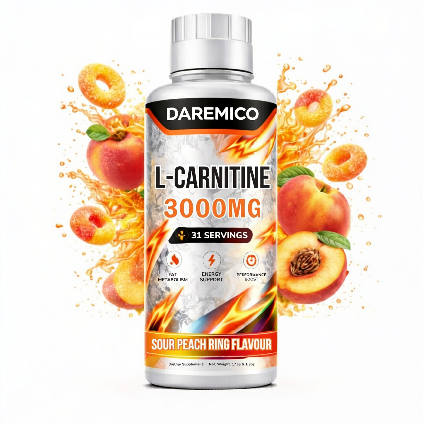 DAREMICO™ LIQUID L CARNITINE ENERGY & FAT LOSS