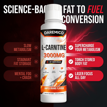 DAREMICO™ LIQUID L CARNITINE ENERGY & FAT LOSS